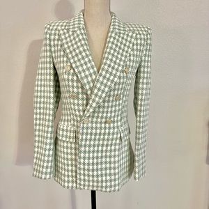 Zara Mint Green Small Blazer Jacket—EUC